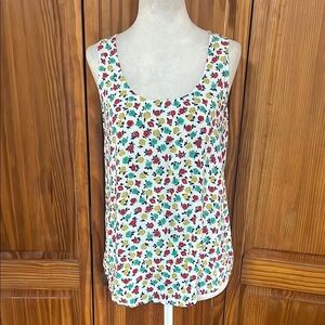 J. Crew Mercantile Floral Sleeveless Top